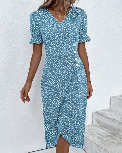 Madita™ - Wickelkleid mit Knöpfen für feminine Eleganz