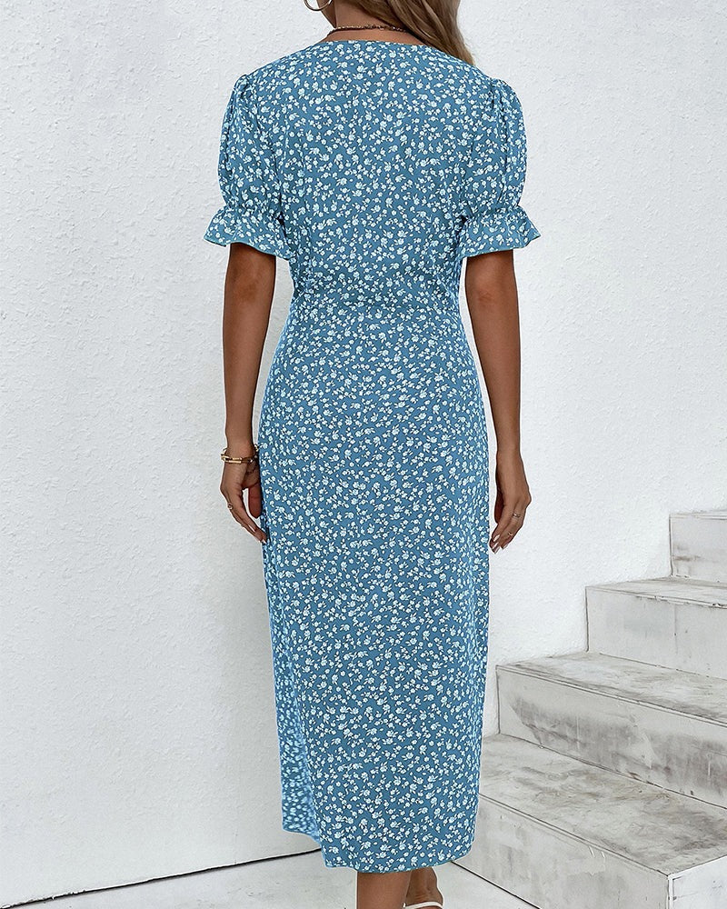 Madita™ - Wickelkleid mit Knöpfen für feminine Eleganz