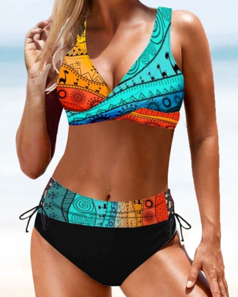 Katharina - Fröhlicher, bunter Bikini