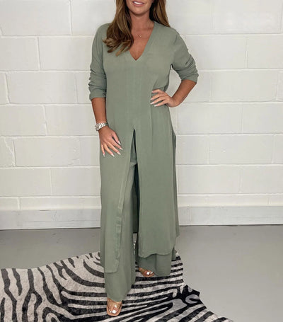 Sara™ - Eleganter Jumpsuit mit Tunika-Silhouette