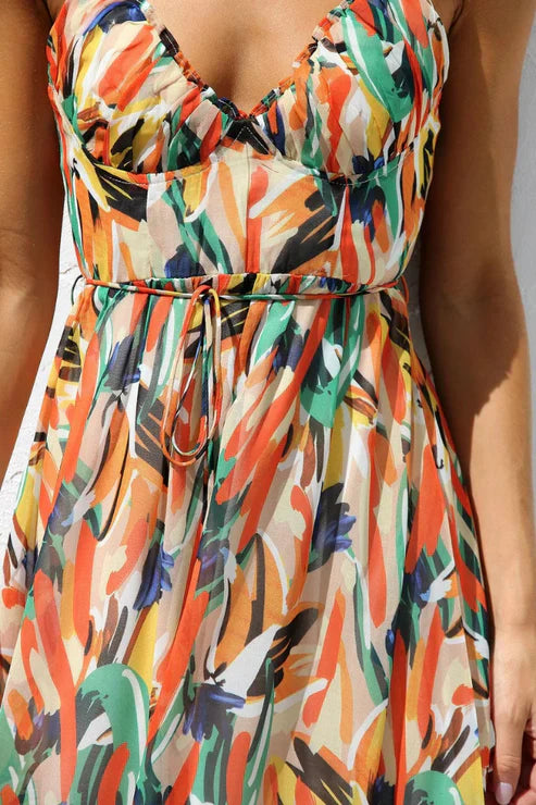 Waltraud™ - Maxikleid mit dünnen Trägern