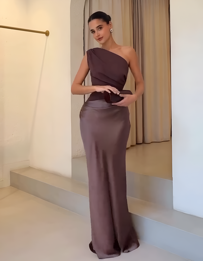 Joelle™ - Elegantes One-Shoulder Abendkleid
