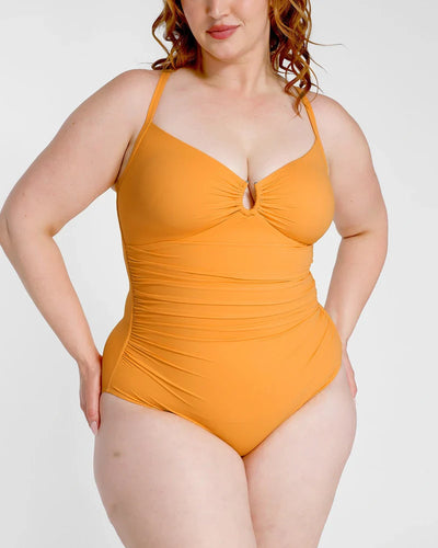 Celeste™ Shaping Badeanzug Damen | U-Ring Einteiler figurformend | Push-Up Swimsuit