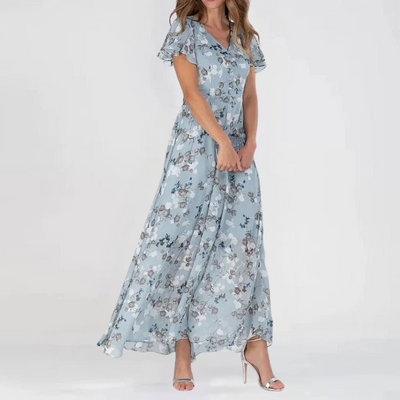 Uta™ - Leinen-Kleid mit Knopfleiste