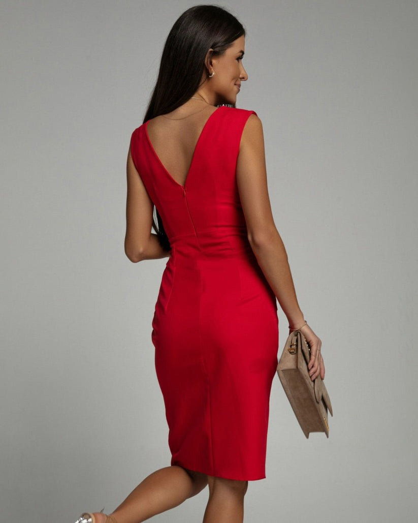 Luitpolda™ - Midikleid mit Schlitz für raffinierte Eleganz