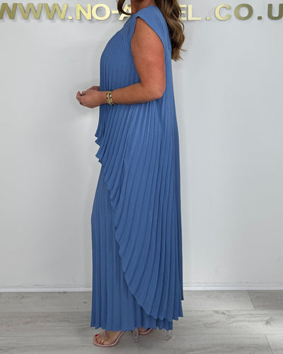 Sophia™ - Elegantes Plissee-Set mit asymmetrischem Top