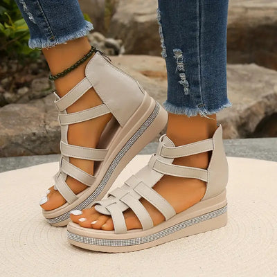 ROSE - Elegante Keilsandalen