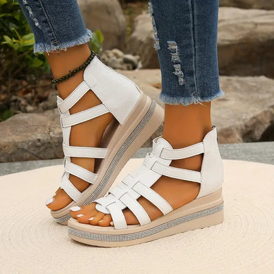 ROSE - Elegante Keilsandalen