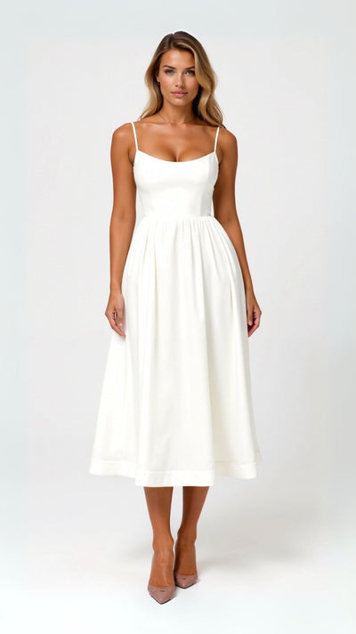 Tamara™ - Elegant Fließendes Midikleid für stilvolle Anlässe