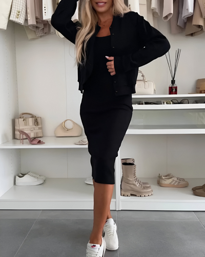 Mia™ - Blazer-Set mit Midikleid