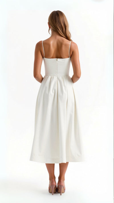 Tamara™ - Elegant Fließendes Midikleid für stilvolle Anlässe
