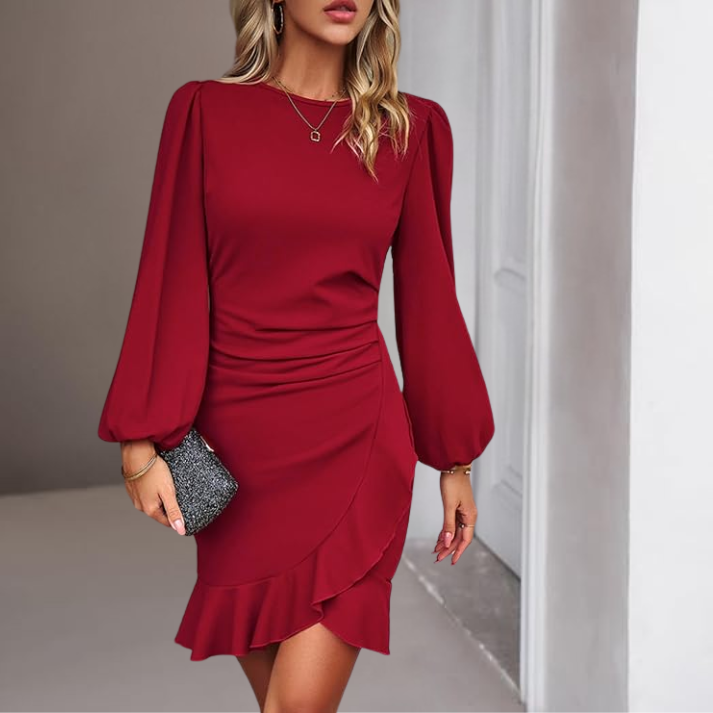 Annemarie™ - Elegantes Kleid mit Puffärmeln
