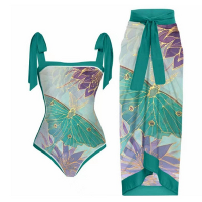 Felicitas™ - Einteiler-Set mit stylischem Überwurf