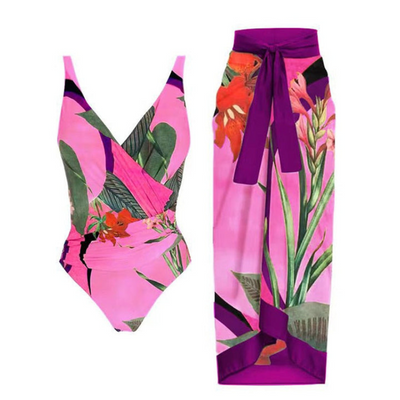 Felicitas™ - Einteiler-Set mit stylischem Überwurf