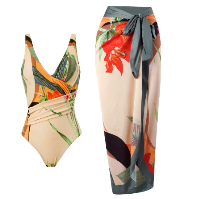 Felicitas™ - Einteiler-Set mit stylischem Überwurf