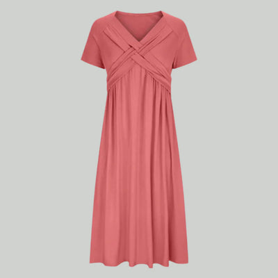 Viola™ - Midikleid mit überkreuztem Ausschnitt