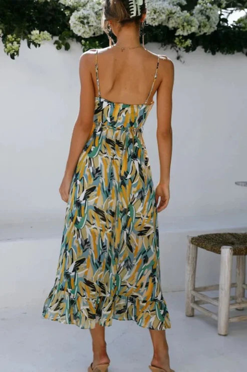 Waltraud™ - Maxikleid mit dünnen Trägern