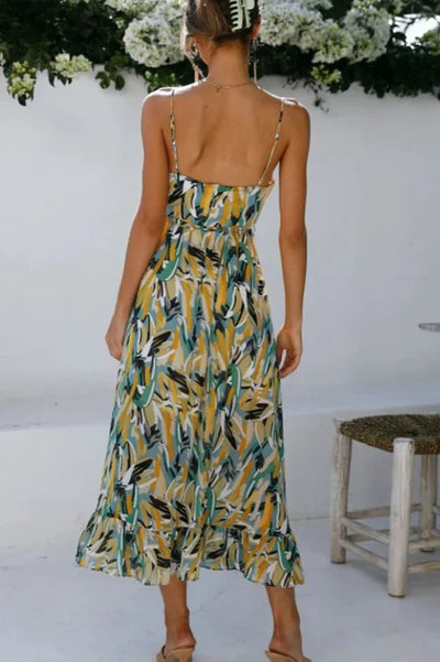 Waltraud™ - Maxikleid mit dünnen Trägern