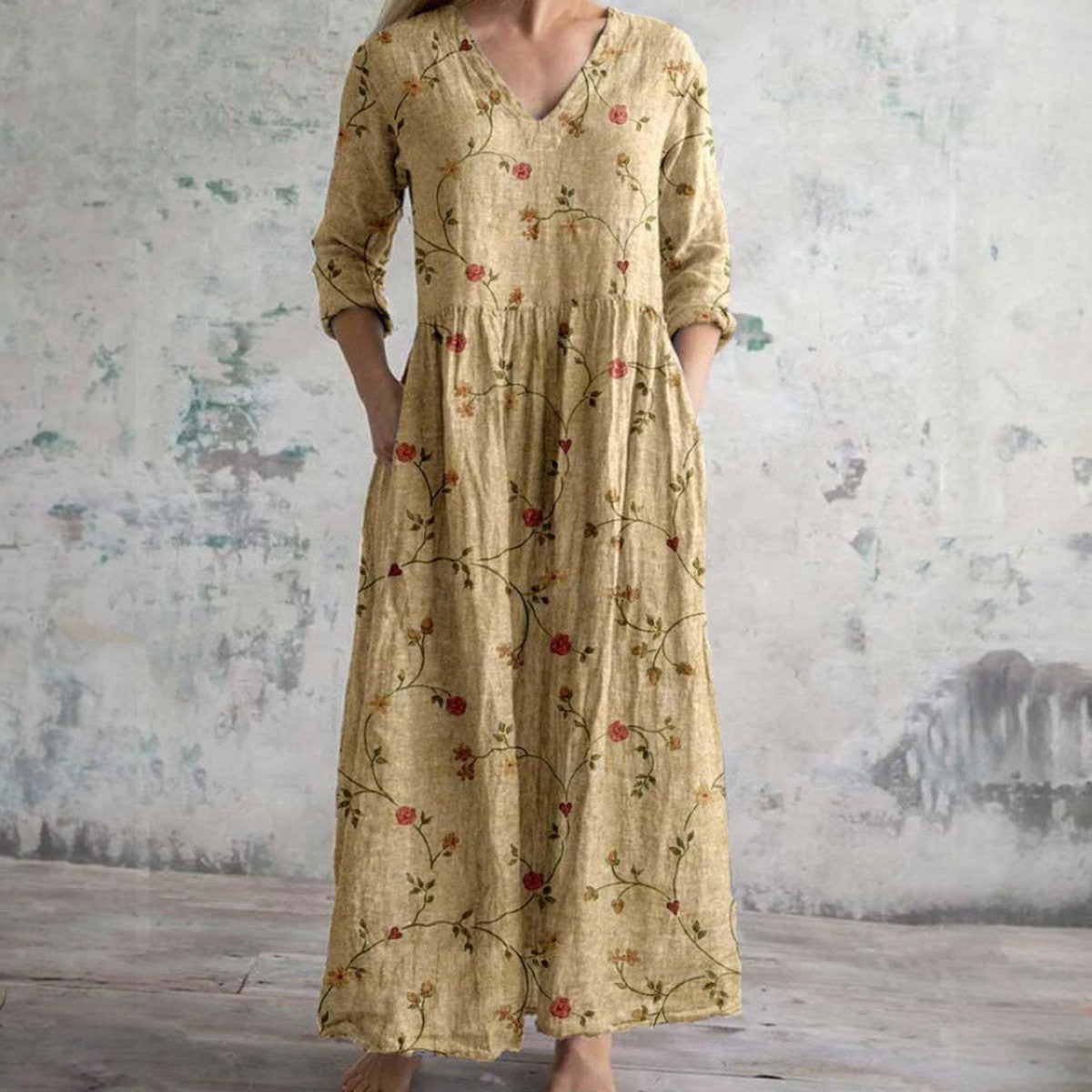 Wilhelmine™ - Elegantes Blumenkleid