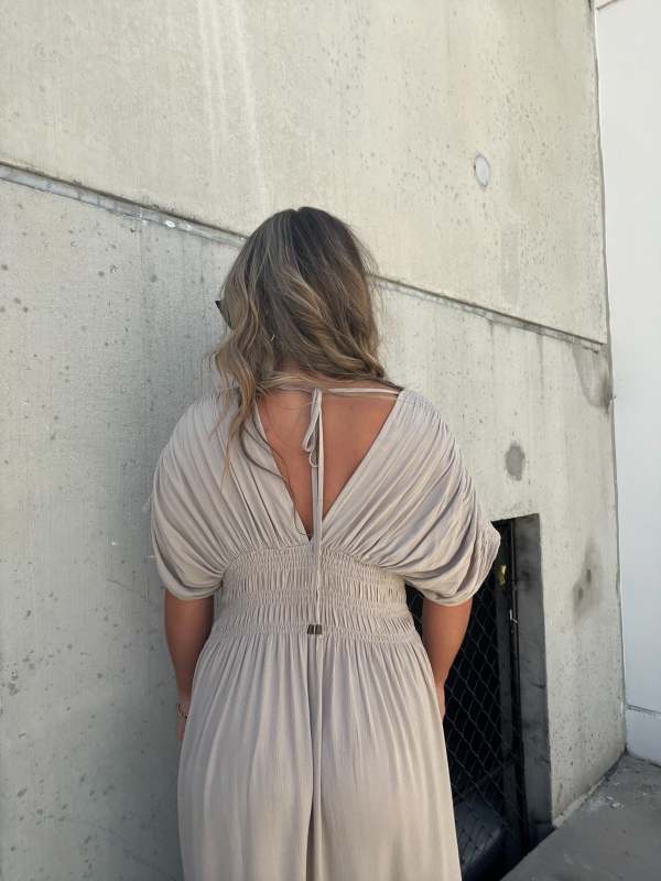 Aria™ - Luftiges Maxi-Wickelkleid mit Seitenschlitz
