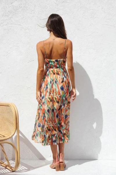 Waltraud™ - Maxikleid mit dünnen Trägern
