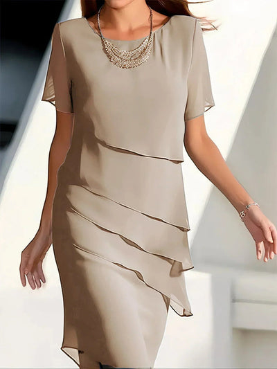 Dorina™ - Elegantes Midikleid mit Schichtdesign