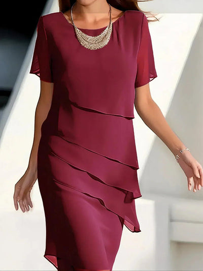 Dorina™ - Elegantes Midikleid mit Schichtdesign