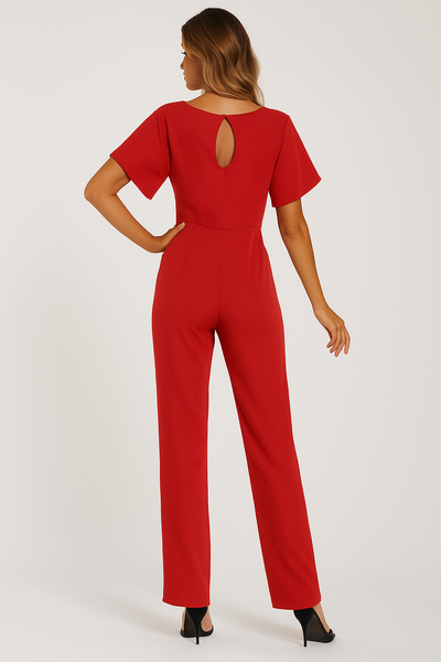 Elva™ - Krawatten-Gürtel-Overall - Stilvoller All-in-One für jeden Anlass