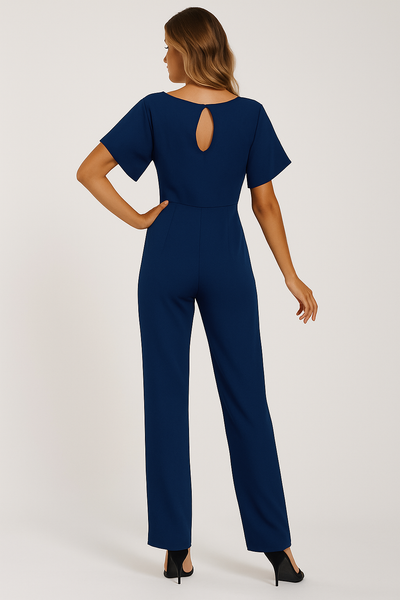 Elva™ - Krawatten-Gürtel-Overall - Stilvoller All-in-One für jeden Anlass
