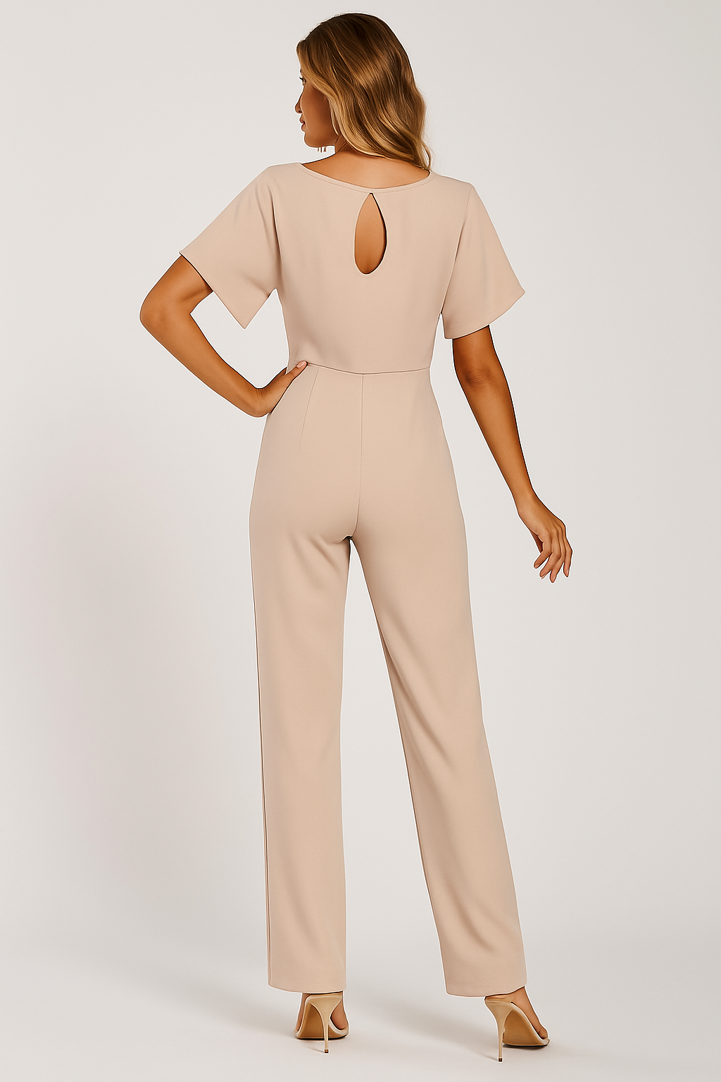Elva™ - Krawatten-Gürtel-Overall - Stilvoller All-in-One für jeden Anlass
