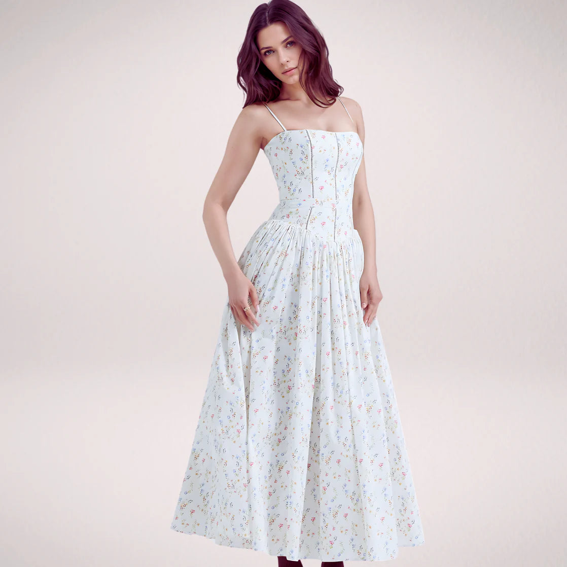 Elara™ - Bloom Maxikleid