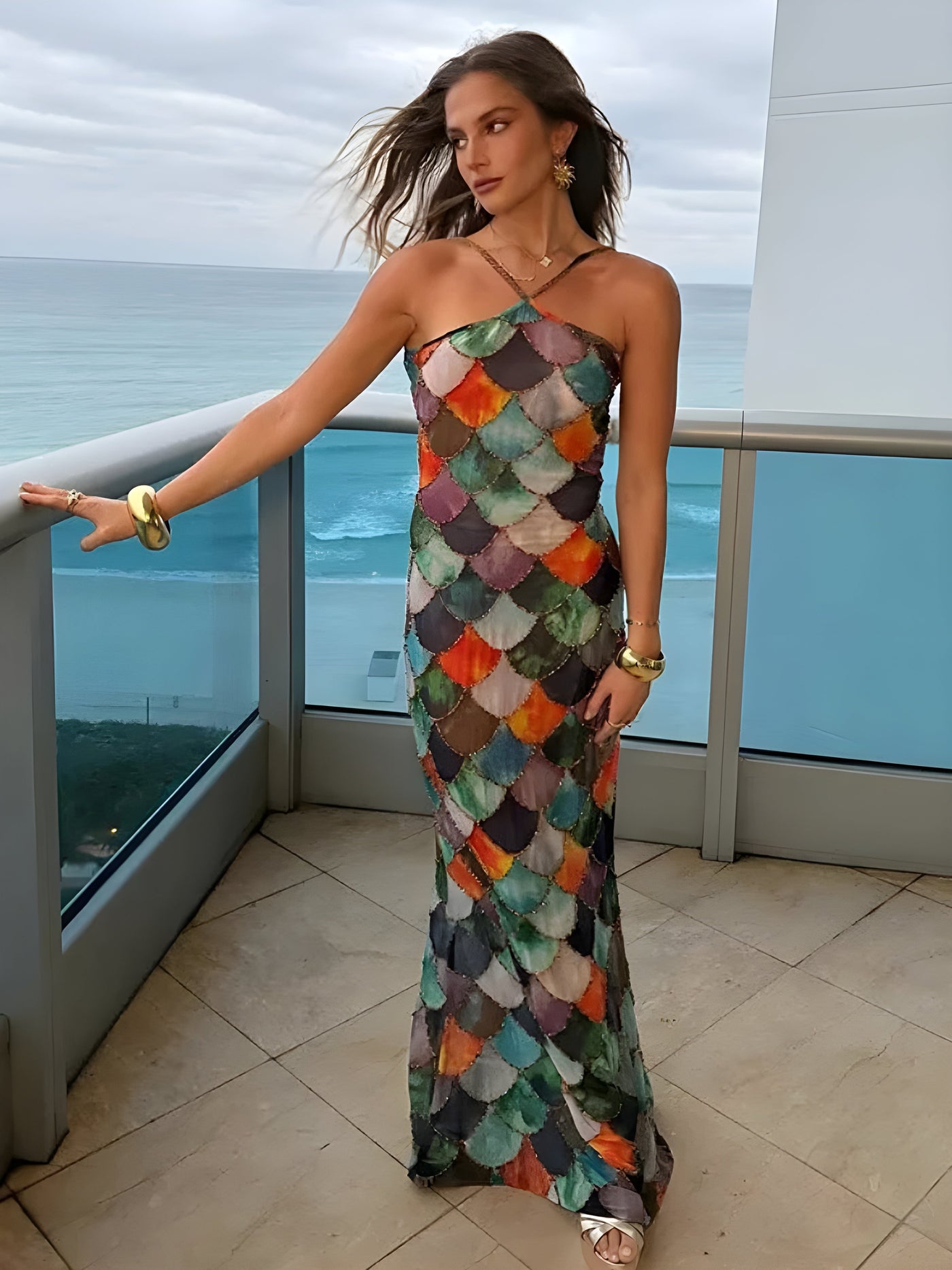Ariel™ - Neckholder Mermaid Dress