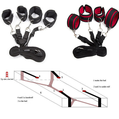 Under Bed Restraint Set - Verwandle dein Bett in ein Spielparadies 🔥
