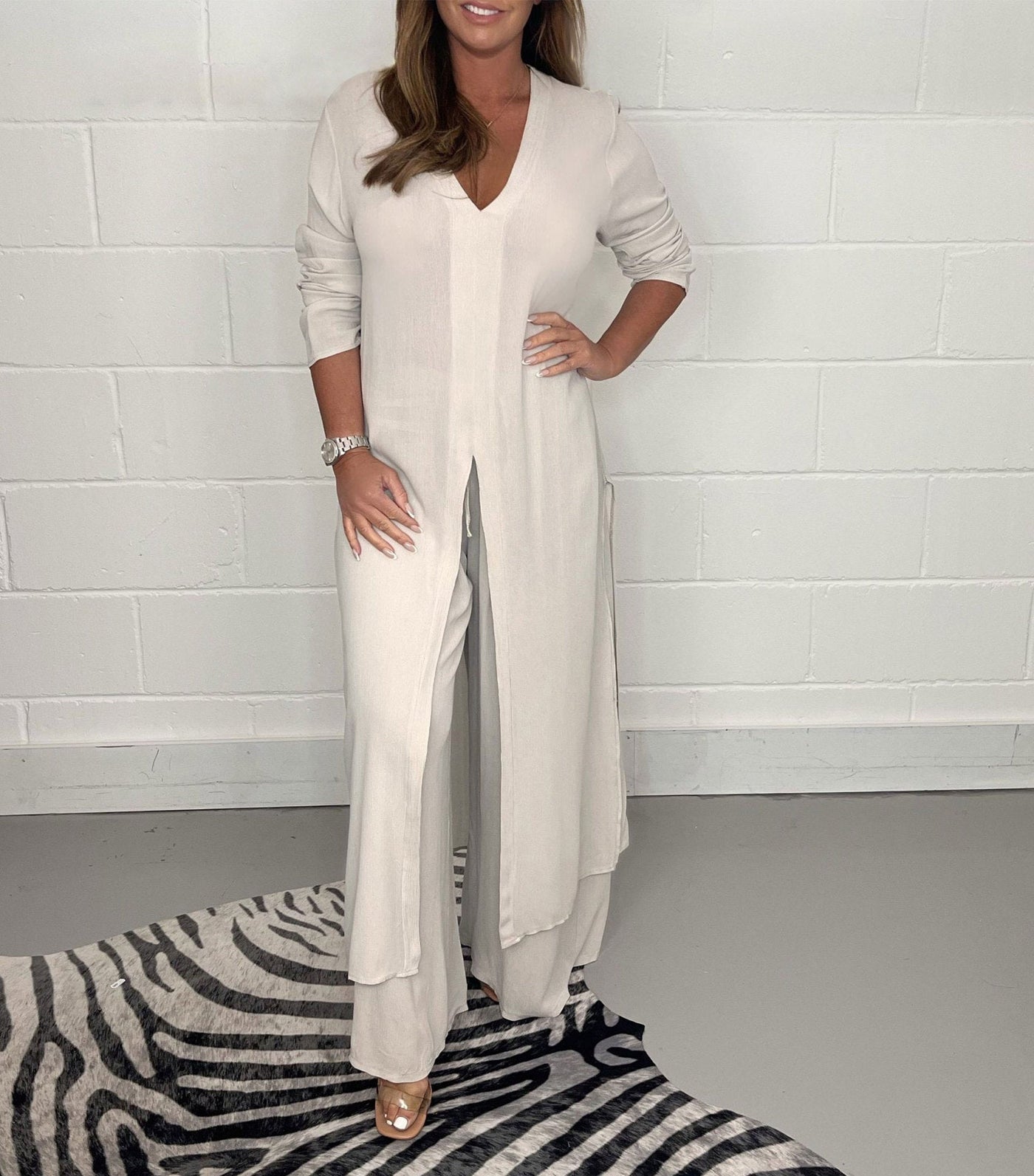 Sara™ - Eleganter Jumpsuit mit Tunika-Silhouette
