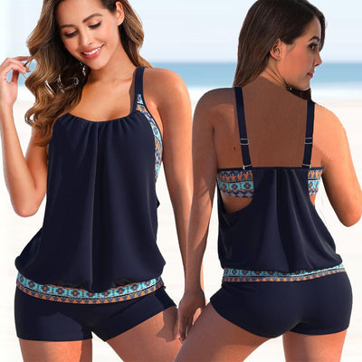 Serafina™ - Dehnbares Tankini-Set mit Statement-Prints