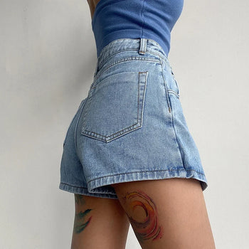 Bella - Denim-Wickelskort