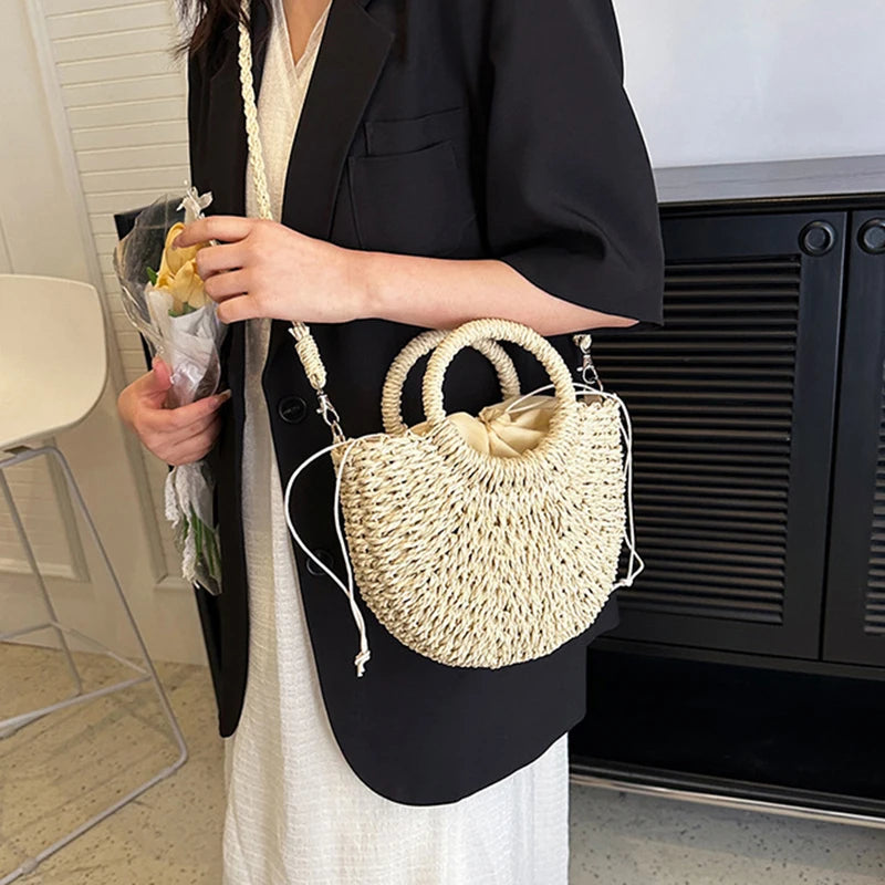 Amelie™ Geflecht Handtasche | Korbtasche | Sommerliche Accessoires