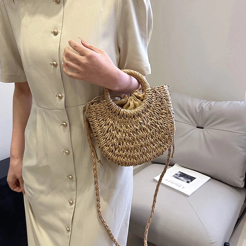 Amelie™ Geflecht Handtasche | Korbtasche | Sommerliche Accessoires