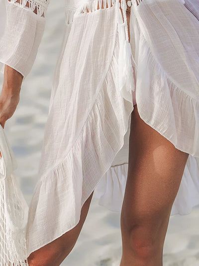 Valentina™ Boho Strand Kimono | Strand Cover-Up | Luftige Strandmode