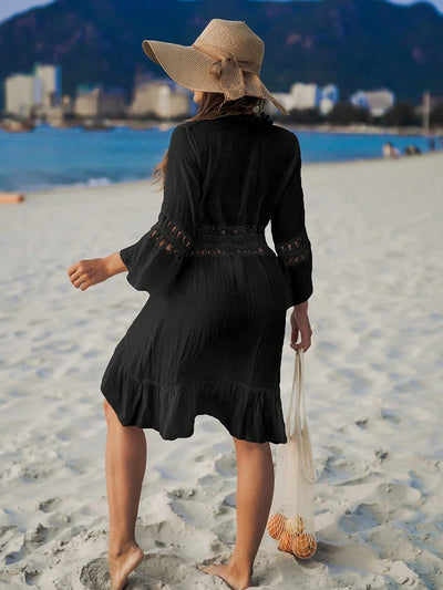 Valentina™ Boho Strand Kimono | Strand Cover-Up | Luftige Strandmode
