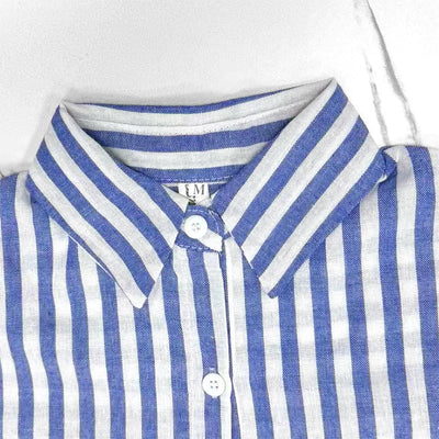 Clara™ - Lässige Oversize-Bluse mit Streifenmuster