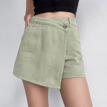 Bella - Denim-Wickelskort