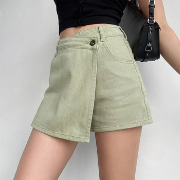 Bella - Denim-Wickelskort