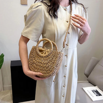 Amelie™ Geflecht Handtasche | Korbtasche | Sommerliche Accessoires