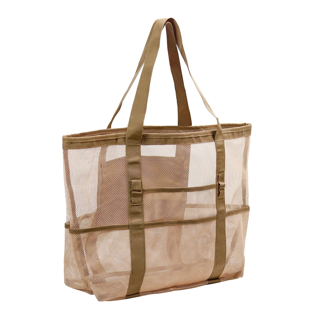 Oceana™ Mesh Strandtasche | Große Strandtasche | Praktische Strandzubehör