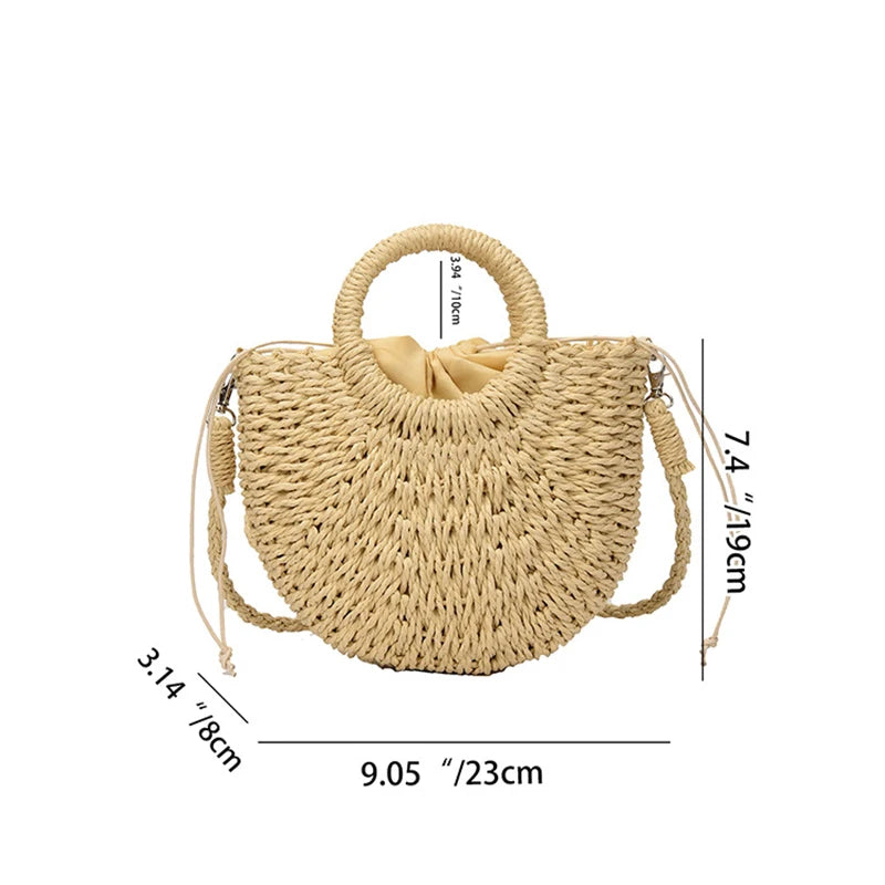 Amelie™ Geflecht Handtasche | Korbtasche | Sommerliche Accessoires