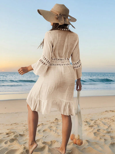 Valentina™ Boho Strand Kimono | Strand Cover-Up | Luftige Strandmode