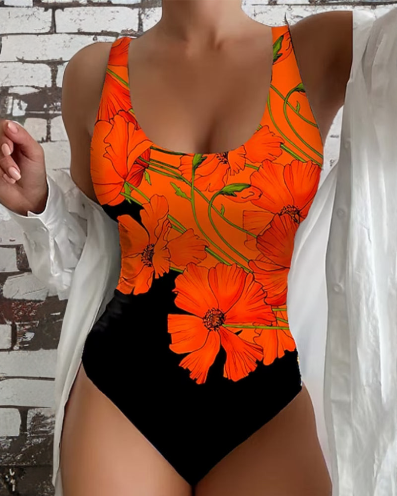 Amalia - Eleganter Einteiler mit Blumenmuster