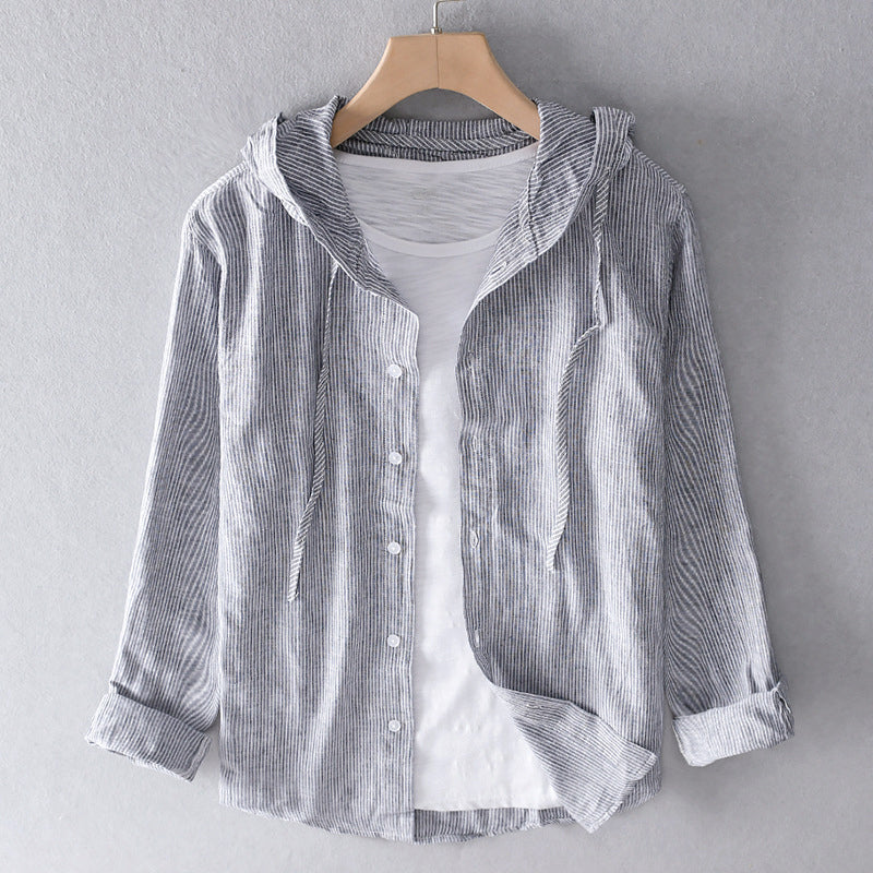 CATHARINA - LOCKERE BLUSE MIT KAPUZE