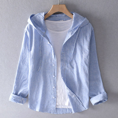 CATHARINA - LOCKERE BLUSE MIT KAPUZE